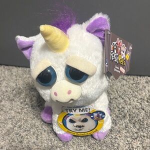Plush Unicorn - White & Purple